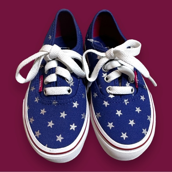 🎉HOST PICK!🎉 NWOB Vans Authentic “Studded Stars” Design Sneakers. Kids 10K - Picture 5 of 13